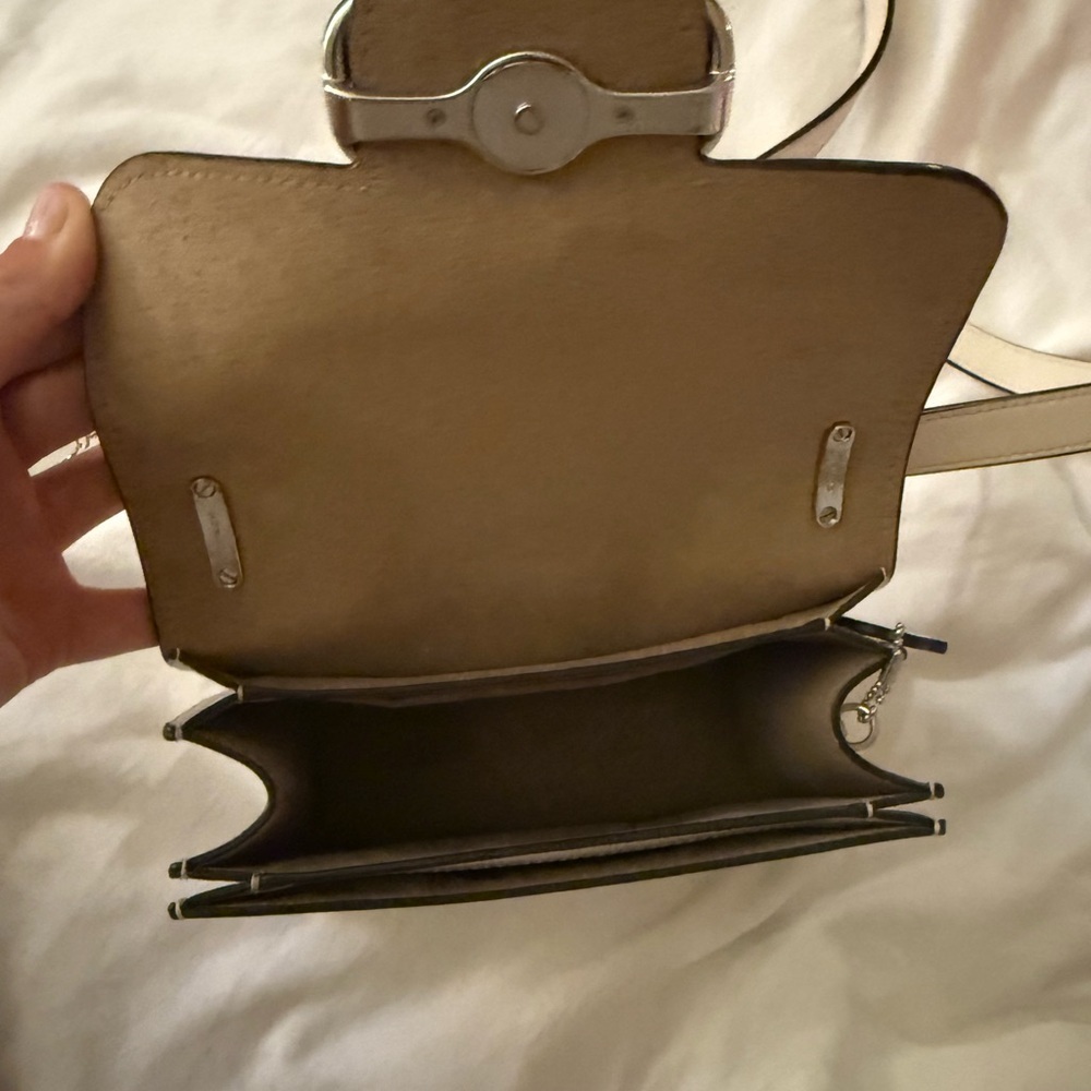 COACH Morgan Square Crossbody Bag β White - Picture 6 of 7